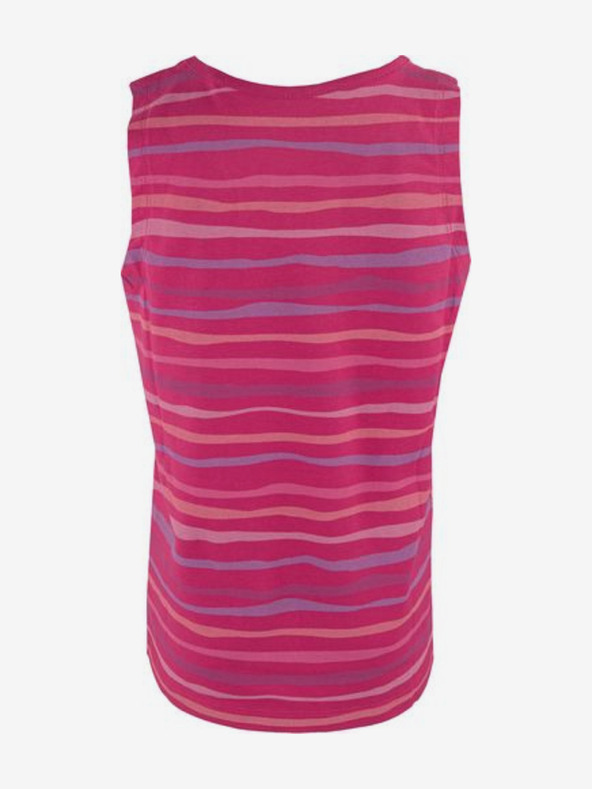 ALPINE PRO Temno rožnata dekliška majica z vzorcem ALPINE PRO Holso