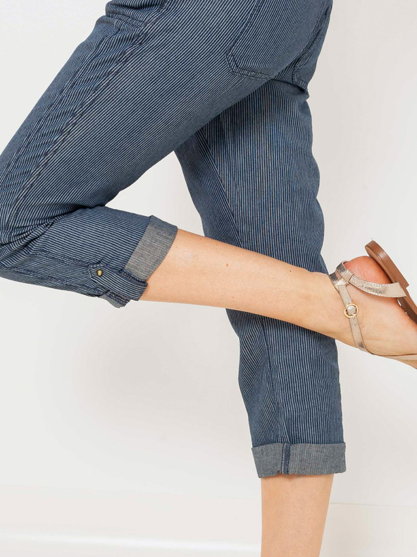 CAMAIEU Modre 3/4 kavbojke ozkega kroja CAMAIEU