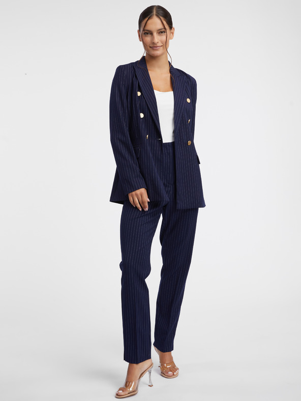 Orsay Temno moder ženski črtast suknjič ORSAY