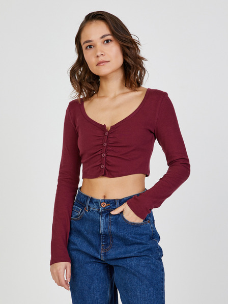 TALLY WEiJL Bordo majica TALLY WEiJL