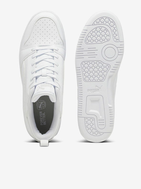 Puma Bele moške superge Puma Rebound v6 Low