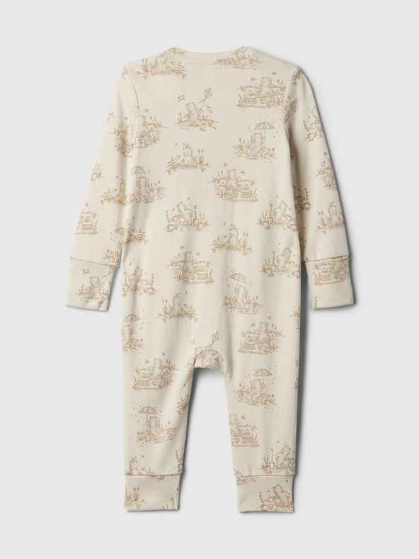 GAP Otroška vzorčasta kombinezonska obleka GAP