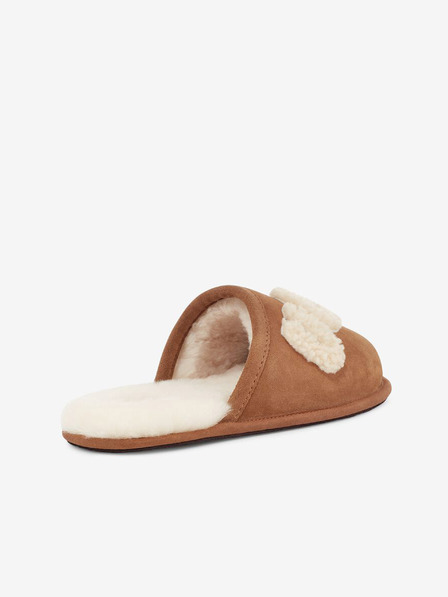 UGG Rjavi moški domači čevlji iz semiša UGG Bailey Bow II