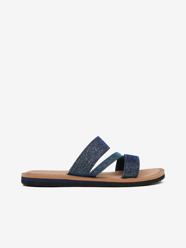 Orsay Temno modri ženski natikači ORSAY