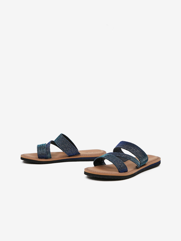 Orsay Temno modri ženski natikači ORSAY