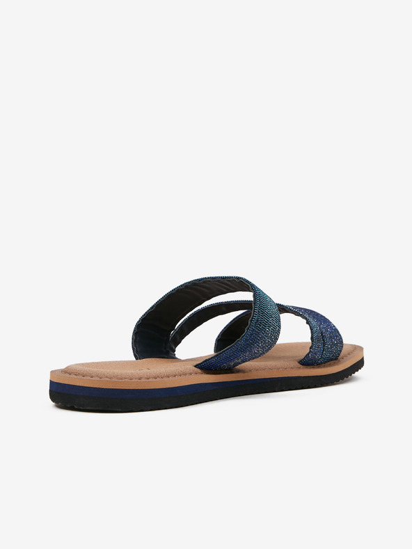 Orsay Temno modri ženski natikači ORSAY