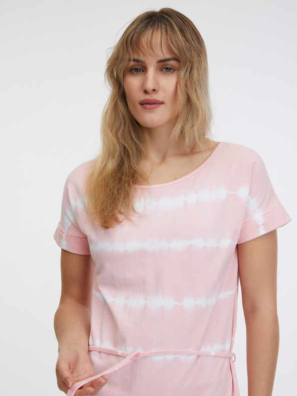 Sam 73 Svetlo rožnata ženska obleka SAM 73 Raquel