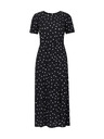 Orsay Črna ženska vzorčasta obleka ORSAY