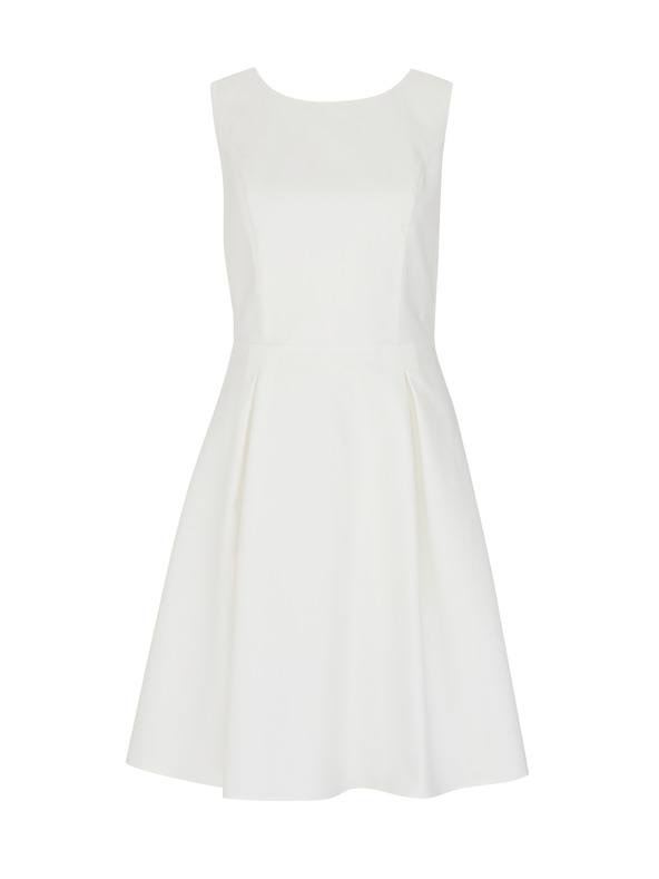 Orsay Bela ženska obleka ORSAY