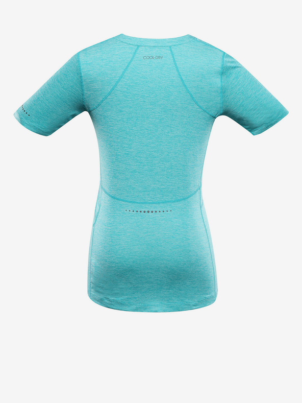 ALPINE PRO Turkizna ženska kolesarska majica ALPINE PRO Gereta