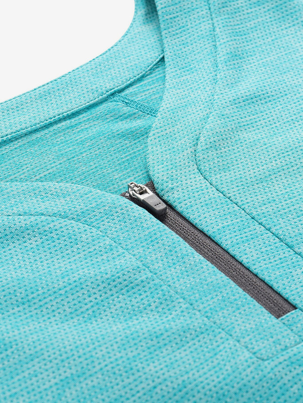 ALPINE PRO Turkizna ženska kolesarska majica ALPINE PRO Gereta