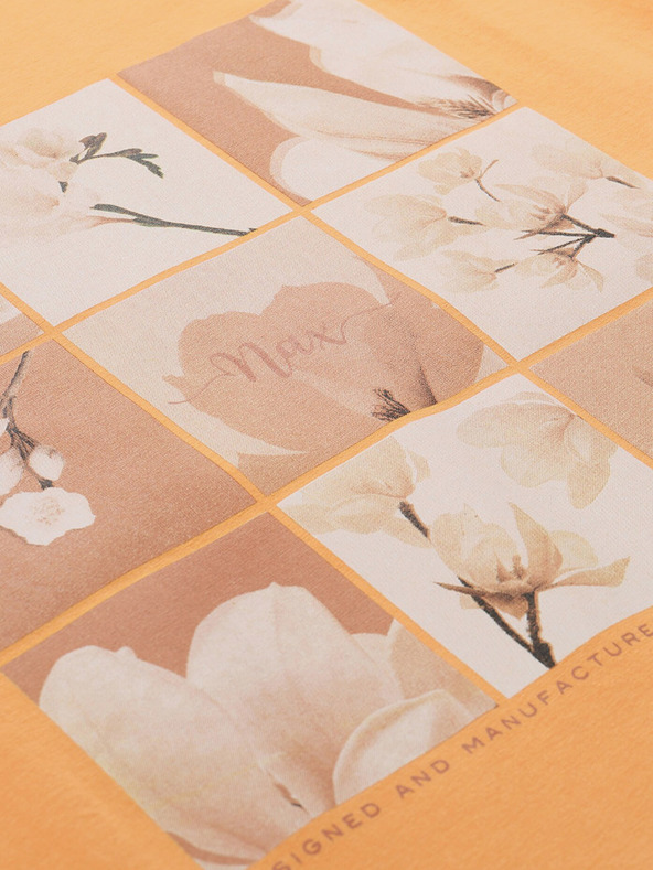 NAX Oranžna ženska majica NAX NERGA