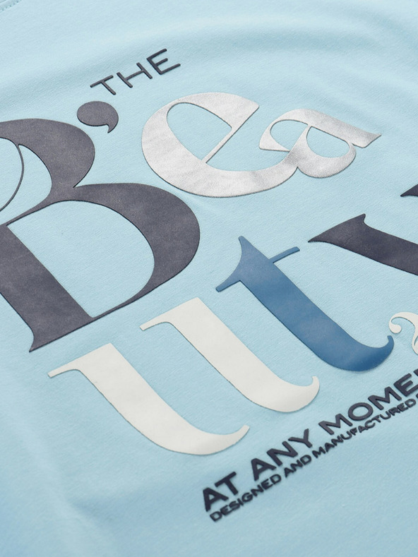 NAX Svetlo modra ženska majica NAX NERGA