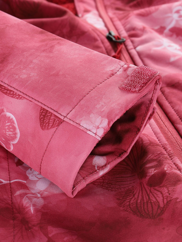 ALPINE PRO Rdeča ženska softshell jakna ALPINE PRO HOORA