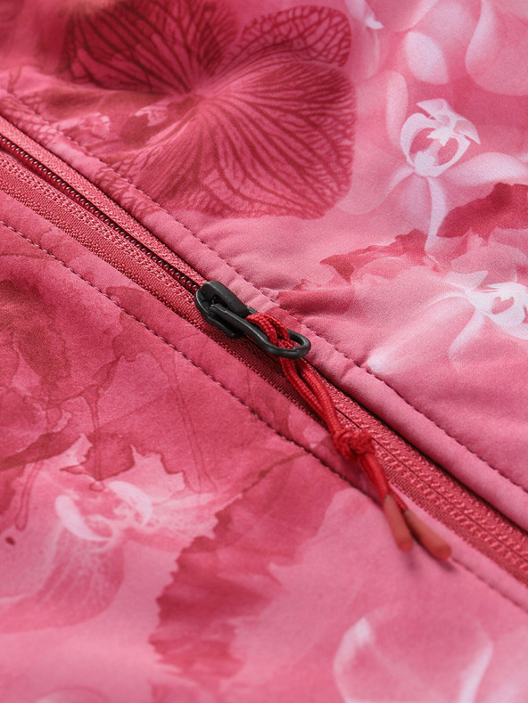 ALPINE PRO Rdeča ženska softshell jakna ALPINE PRO HOORA