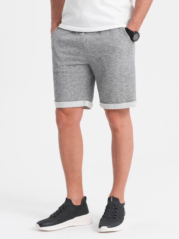 Ombre Clothing Sive moške kratke hlače Ombre Clothing