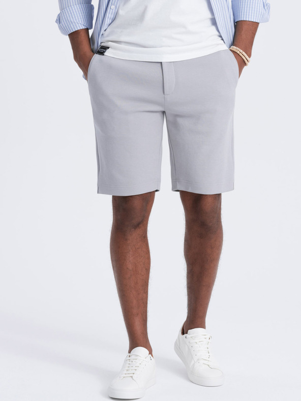 Ombre Clothing Sive moške kratke hlače Ombre Clothing