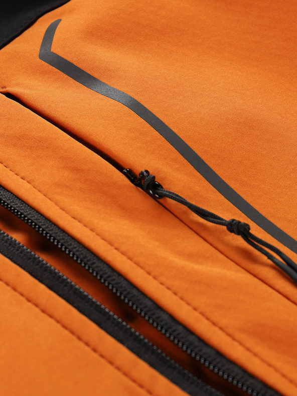 ALPINE PRO Oranžna moška softshell jakna ALPINE PRO ESPRIT