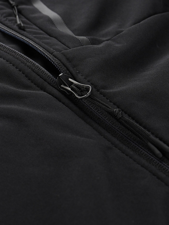 ALPINE PRO Črna moška softshell jakna ALPINE PRO HOOR