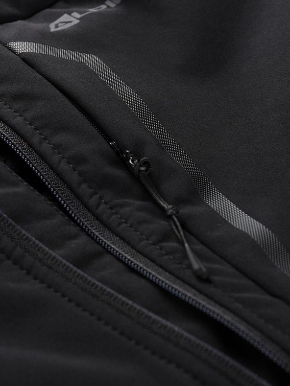 ALPINE PRO Črna moška softshell jakna ALPINE PRO HOOR