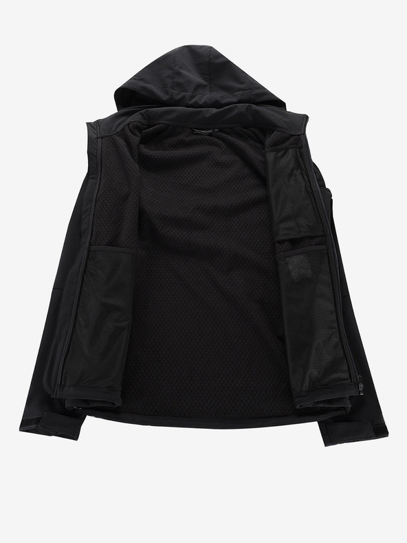 ALPINE PRO Črna moška softshell jakna ALPINE PRO HOOR