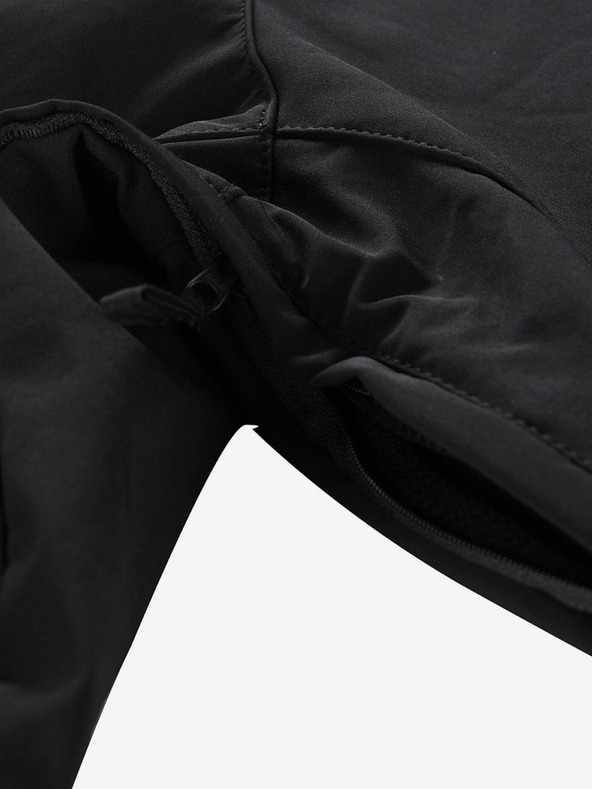 ALPINE PRO Črna moška softshell jakna ALPINE PRO HOOR