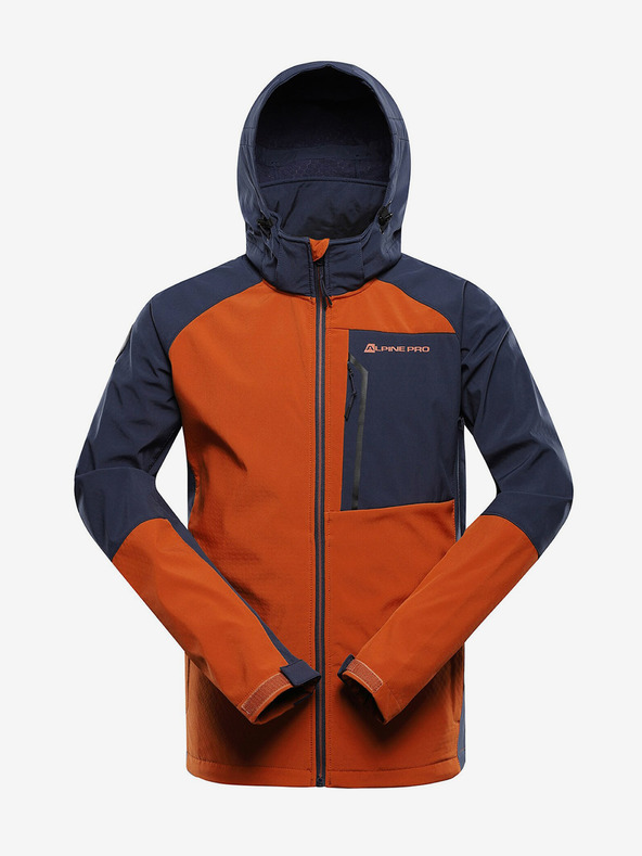 ALPINE PRO Rjava moška softshell jakna ALPINE PRO Hoora