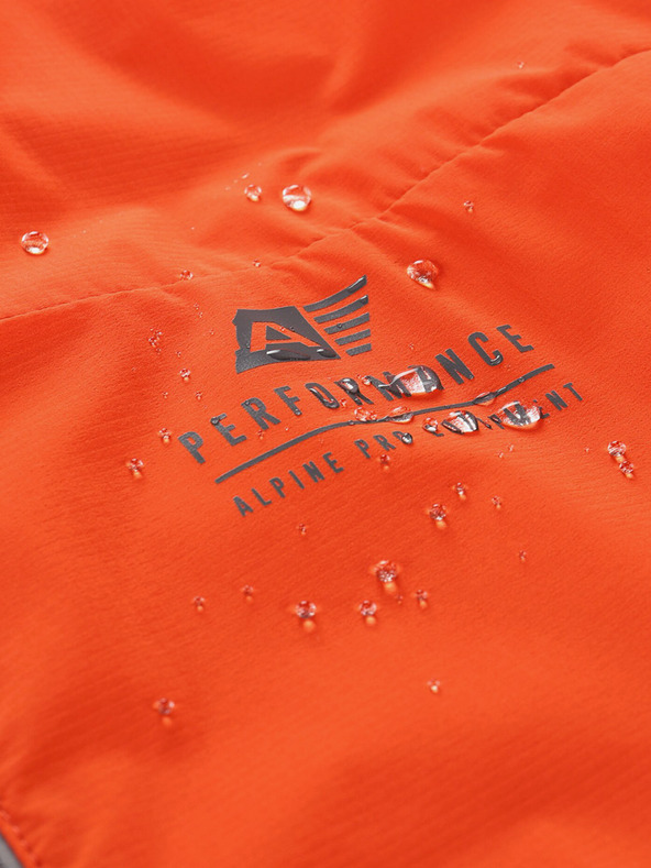 ALPINE PRO Oranžna moška jakna z vodoodporno membrano ALPINE PRO Spin