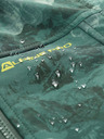 ALPINE PRO Zelena otroška softshell jakna z vzorcem ALPINE PRO HOORO