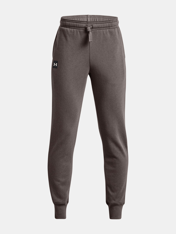 Under Armour Deške spodnji del trenirke Under Armour UA RIVAL FLEECE JOGGERS-BRN