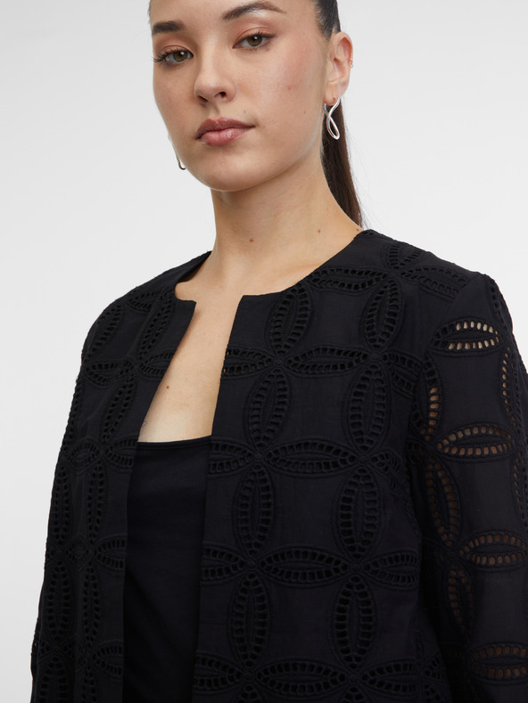 Orsay Črna ženska jopa z vzorcem ORSAY