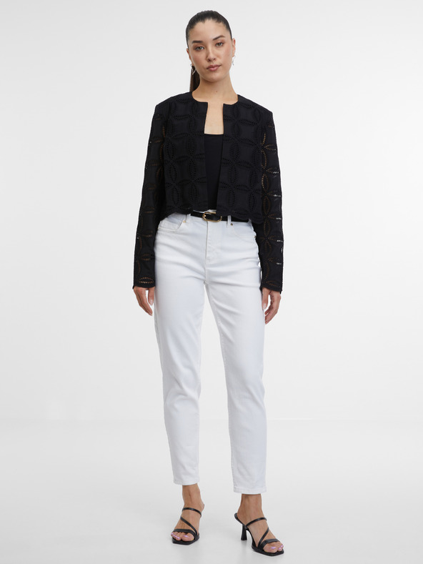 Orsay Črna ženska jopa z vzorcem ORSAY