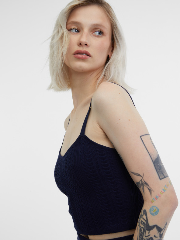 Orsay Temno moder ženski top ORSAY