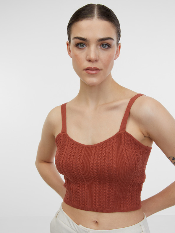 Orsay Rjav ženski top ORSAY