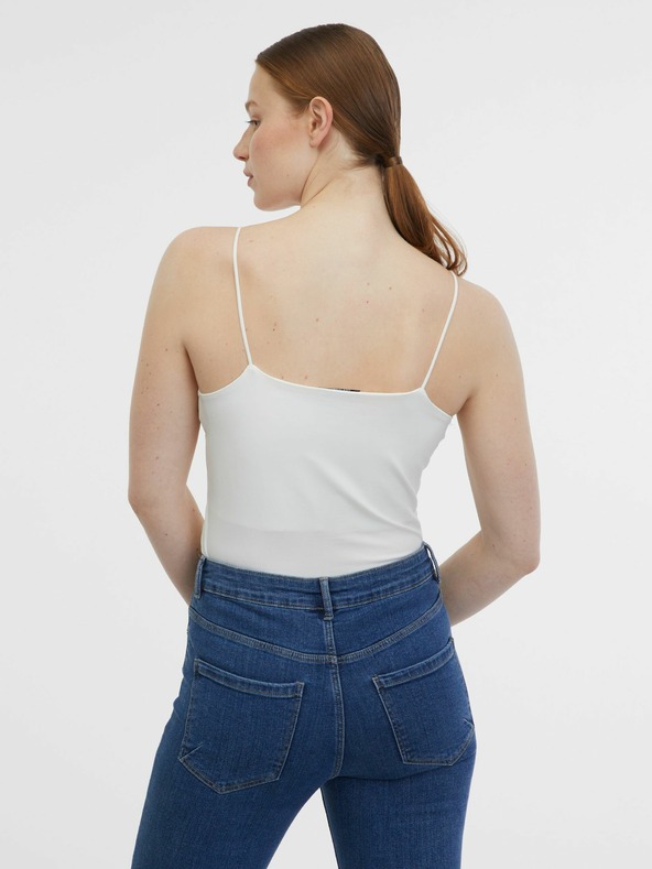 Orsay Bela ženska majica brez rokavov ORSAY