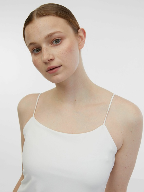 Orsay Bela ženska majica brez rokavov ORSAY