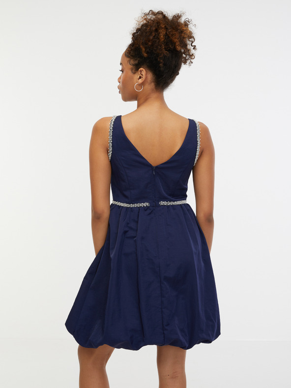 Orsay Temno modra ženska obleka ORSAY