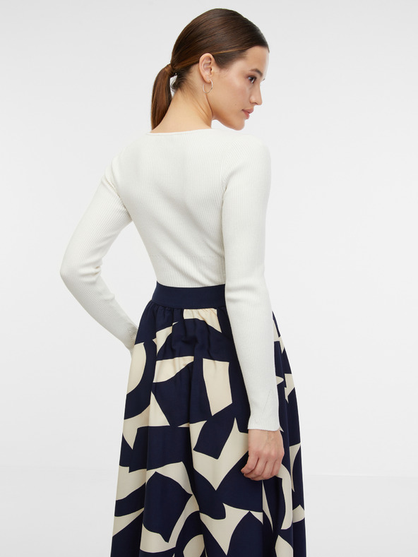 Orsay Bela ženska rebrasta jopa ORSAY