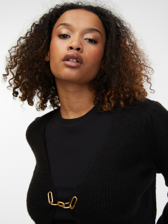 Orsay Črna ženska jopa z mešanico volne ORSAY