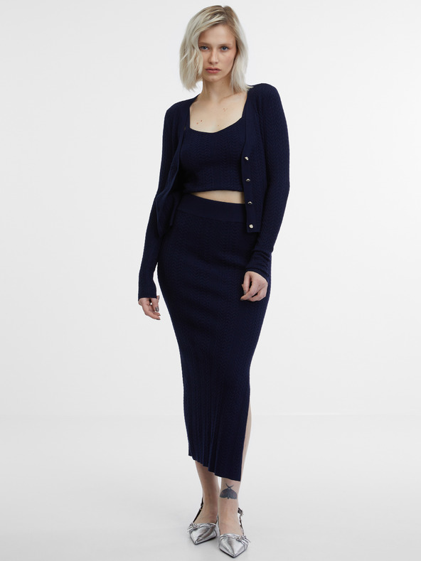 Orsay Temno modra ženska jopica ORSAY