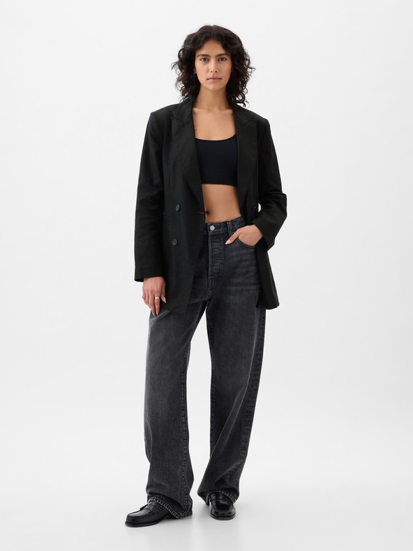 GAP Ľanové sako s páskom GAP