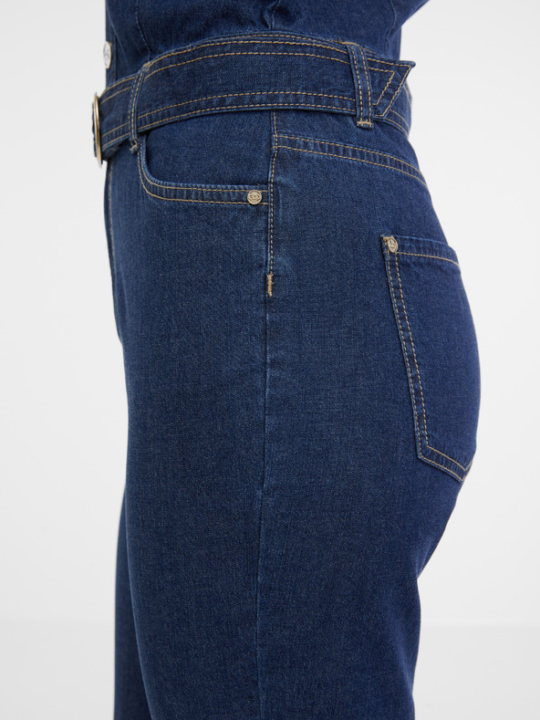 Orsay Temno moder ženski denim kombinezon ORSAY