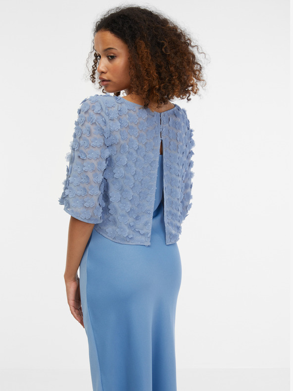 Orsay svetlo modra ženska cvetlična bluza ORSAY