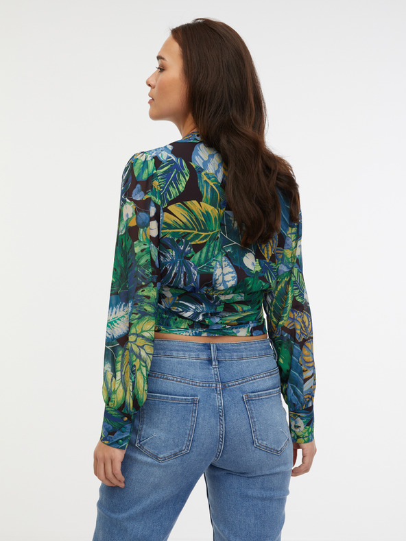 Orsay Zelena ženska vzorčasta bluza ORSAY