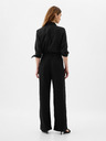 GAP Lanene hlače Wide-Leg GAP
