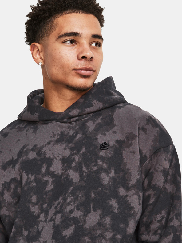 Under Armour Moški pulover Under Armour Curry Acid Wash Hoodie