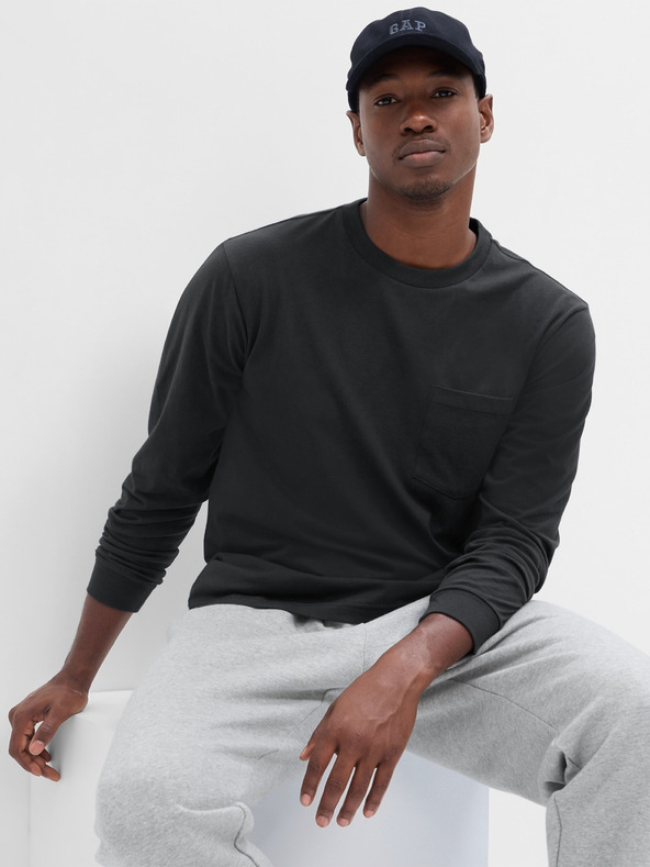 GAP Gap majica prevelike velikosti z žepom