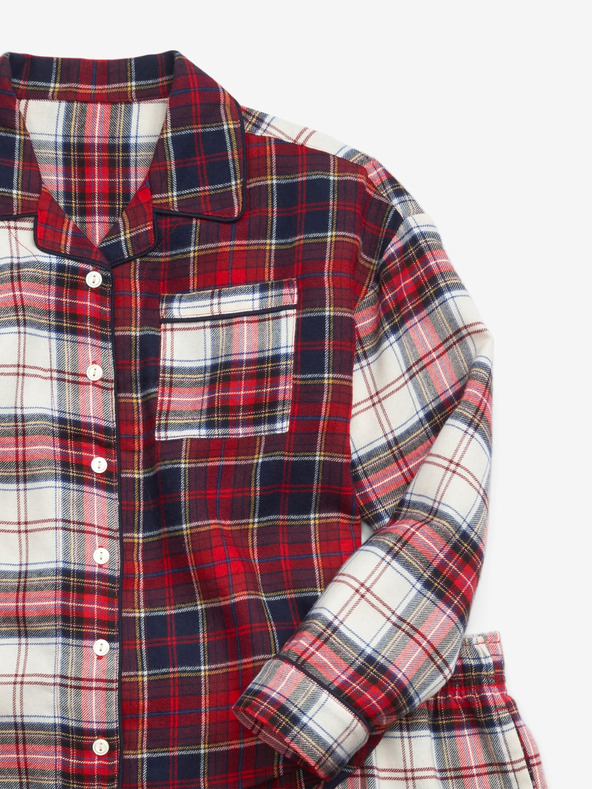 GAP Otroška karirasta pižama GAP