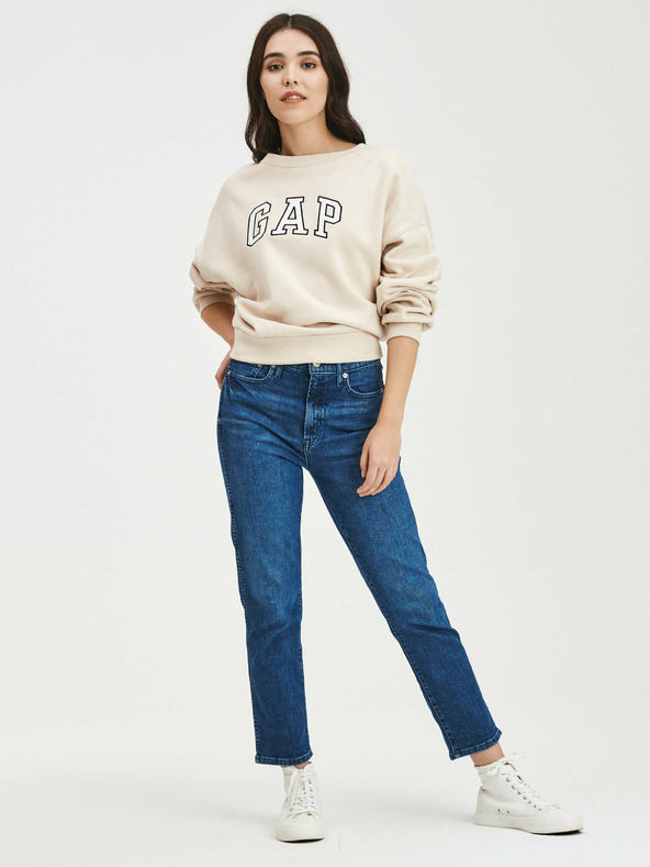 GAP Kavbojke slim High Rise Vintage Washwell GAP