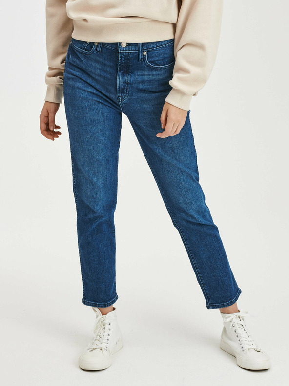 GAP Kavbojke slim High Rise Vintage Washwell GAP
